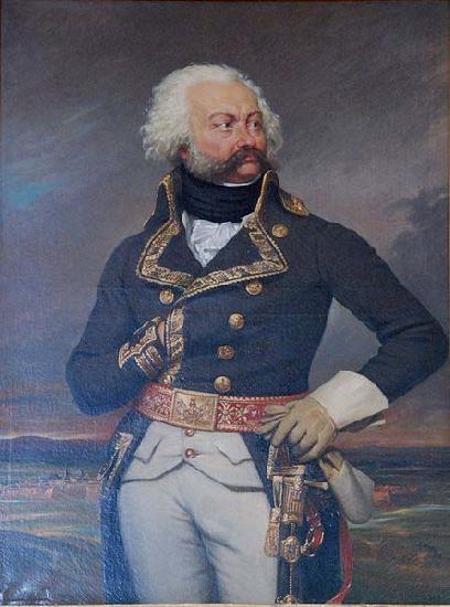 Joseph-Desire Court Adam-Philipe, comte de Custine, general-in-chief of the army of the Rhine in 1792 oil painting image
